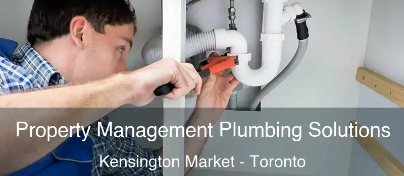 Property Management Plumbing Solutions Kensington Market - Toronto